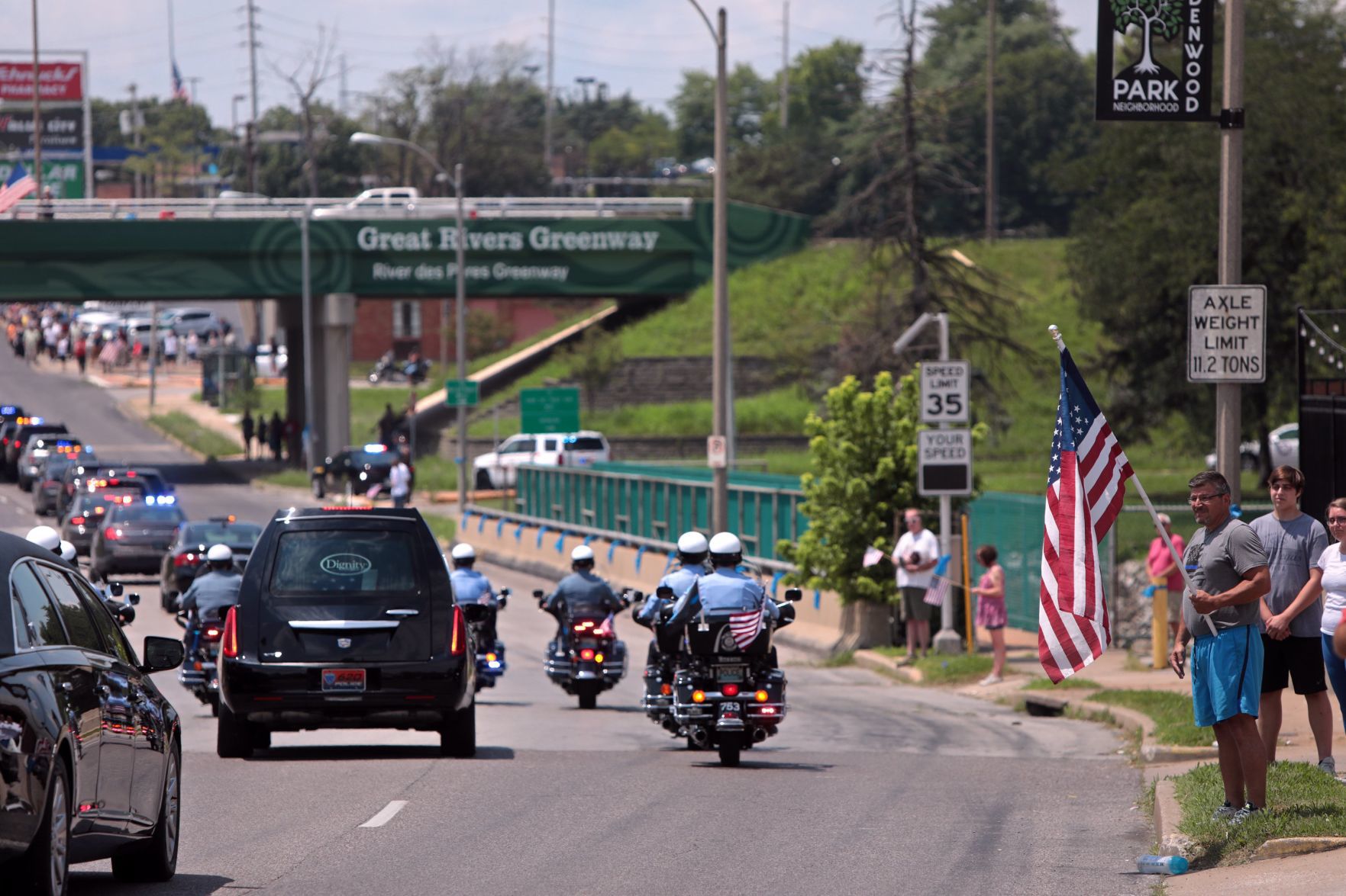 Funeral for slain officer Michael Langsdorf
